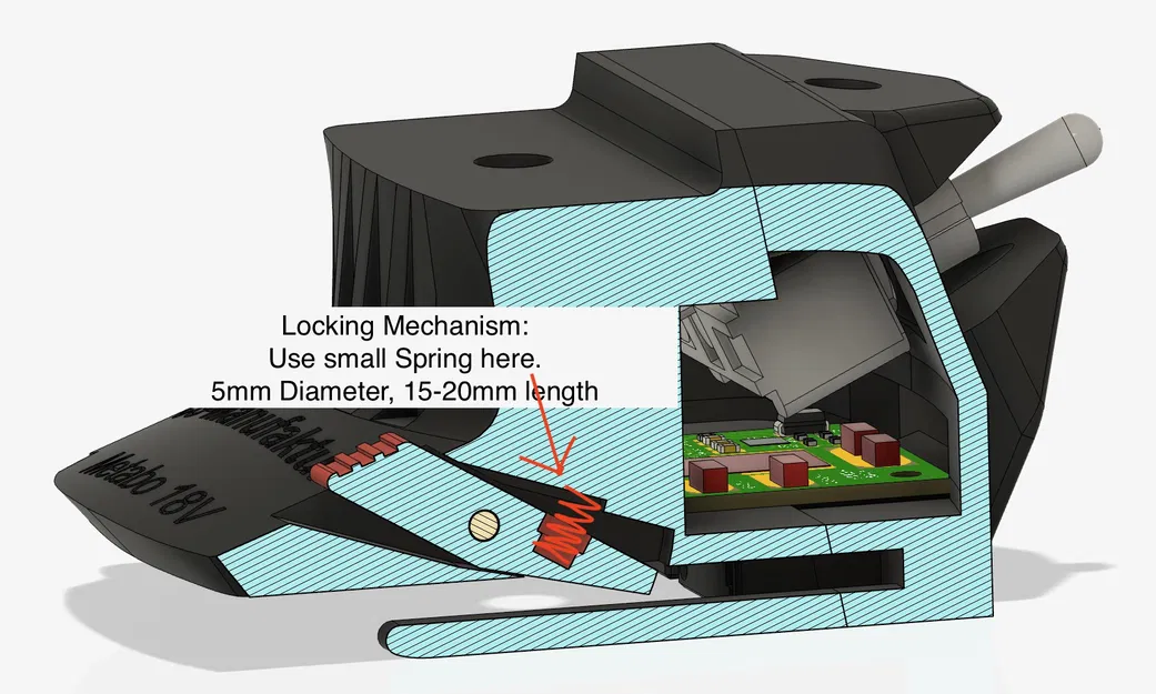 Bộ chuyển đổi pin Metabo 18V / Đèn công trình - Image 7