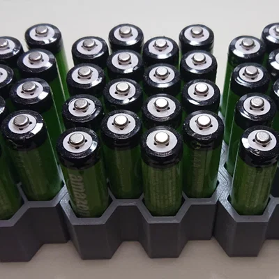 Khay đựng pin AAA dạng tổ ong – Giải pháp sắp xếp pin gọn gàng