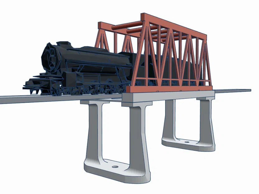 Cầu Sắt Xe Lửa Tỷ Lệ H0 - Image 1