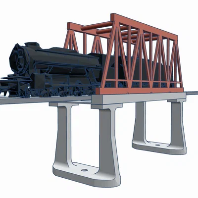 Cầu Sắt Xe Lửa Tỷ Lệ H0