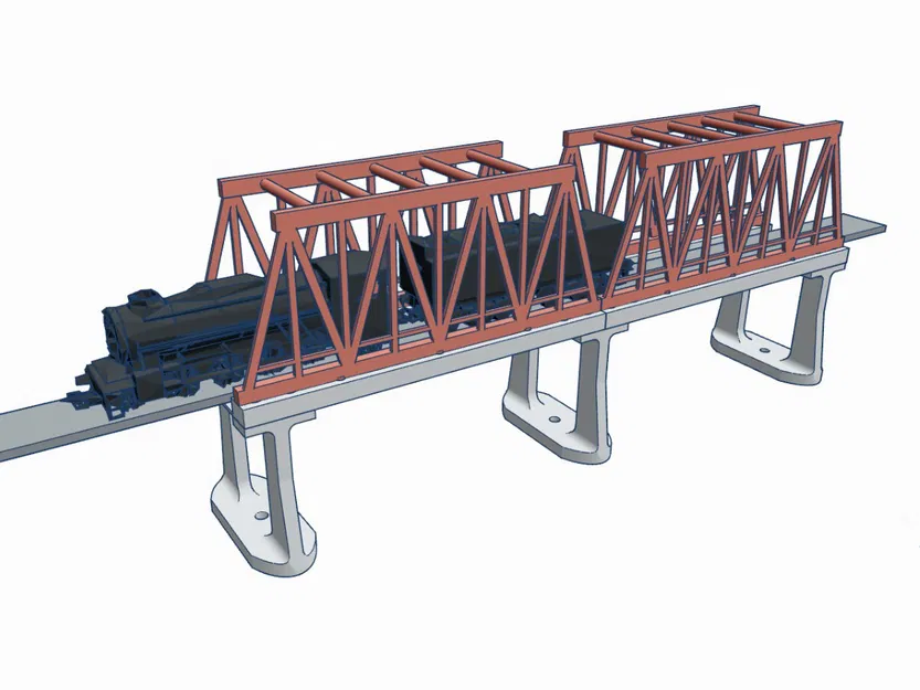 Cầu Sắt Xe Lửa Tỷ Lệ H0 - Image 2