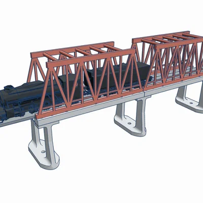 Cầu Sắt Xe Lửa Tỷ Lệ H0