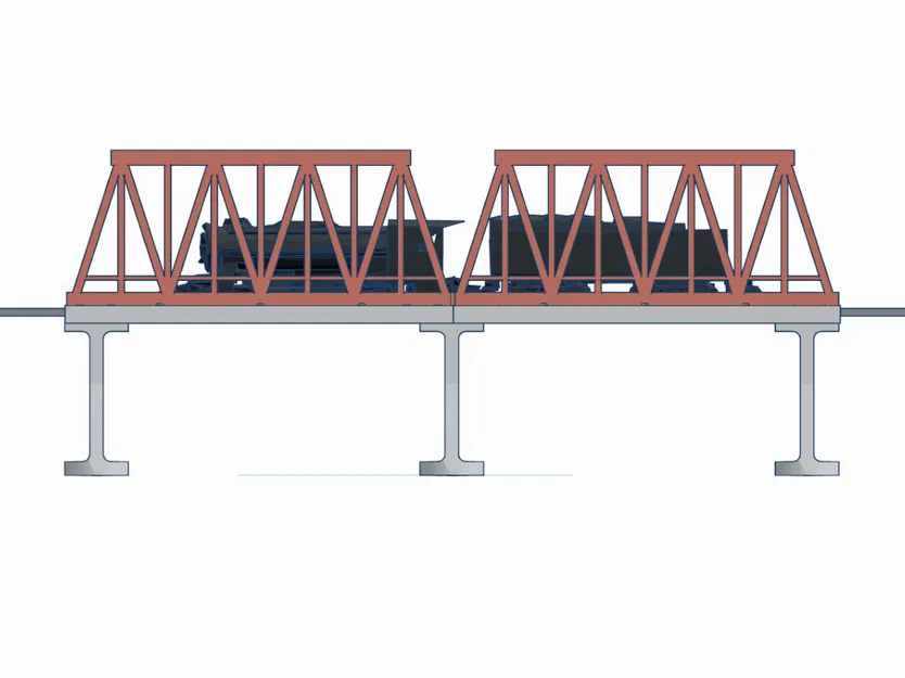 Cầu Sắt Xe Lửa Tỷ Lệ H0 - Image 3