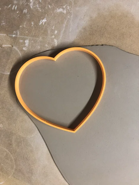 Bộ khuôn cắt và khuôn tạo hình đĩa đất sét trái tim - Image 4