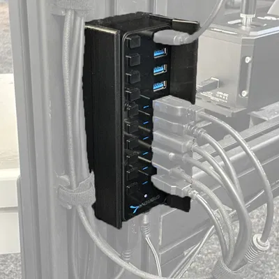 Giá đỡ Sabrent 10 cổng USB cho khung nhôm Sim Rig - M6 & M8