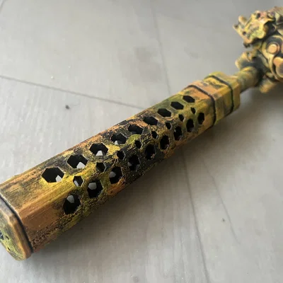 Ống giảm thanh HEX trang trí cực chất cho súng M4A1 Airsoft