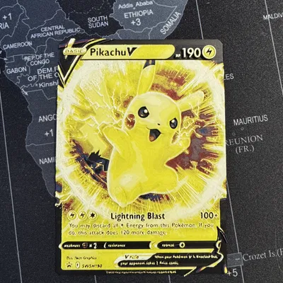 HUEFORGE - Thẻ bài Pokemon - Pikachu - 5 màu