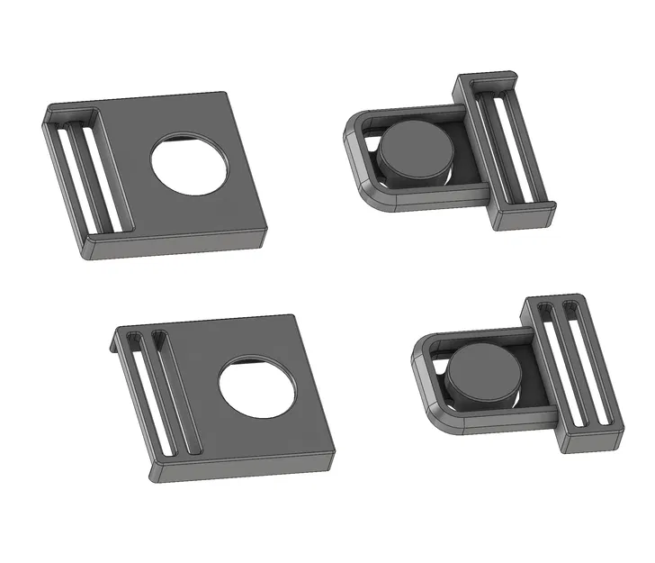 Bộ Khóa Và Kẹp Dây Đeo 40mm Đa Năng - File In 3D Tiện Dụng - Image 1