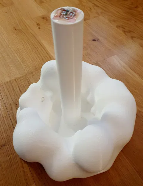 Mô hình tên lửa lên trăng 60cm kèm đế đèn - Image 2