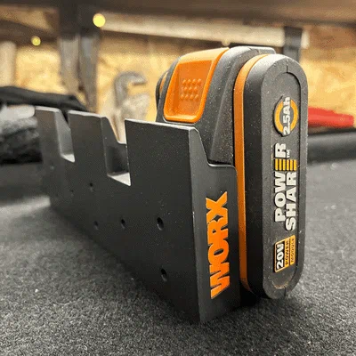 Giá treo bộ 3 pin WORX (WORX trio battery holder)