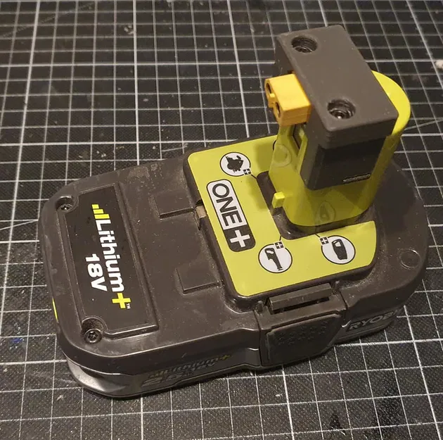 Bộ chuyển đổi pin Ryobi 18V sang XT60 cho các dự án DIY - Image 1