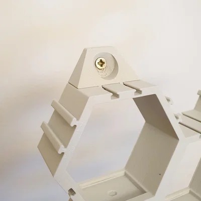 Giá treo tường cho khung lục giác minifig