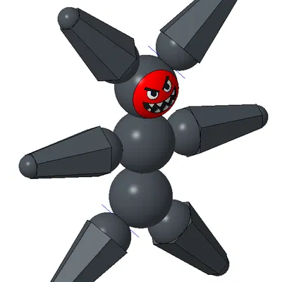 Mô hình 3D Megabot từ Big Hero 6 - Tự tay lắp ráp cực chất