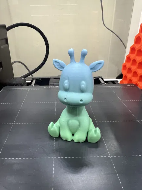 Mô hình chú hươu cao cổ chibi (Cute Giraffe) xinh xắn để in 3D - Image 1