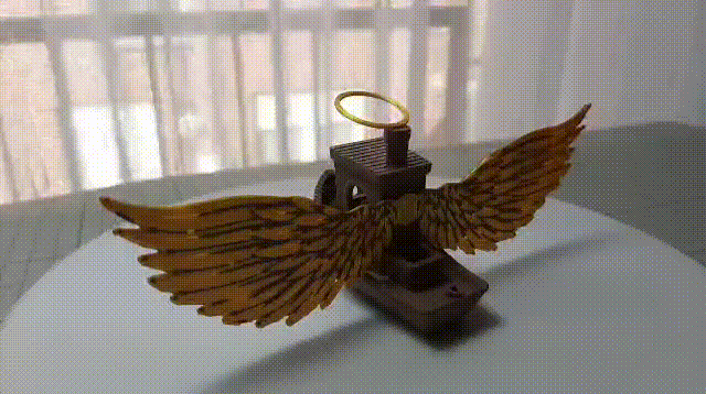 Holy Benchy - Mô hình tàu Benchy có vòng hào quang - Image 2