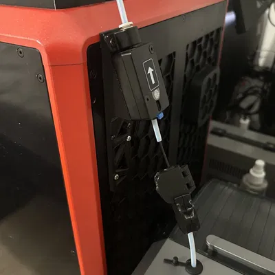 Mod giá đỡ cảm biến sợi nhựa Creality K1C tối ưu vị trí