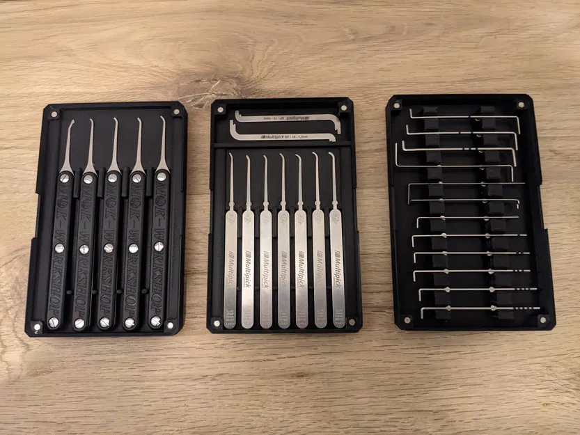Lock Pick Stack - Hệ thống hộp xếp chồng đựng dụng cụ mở khóa - Image 1