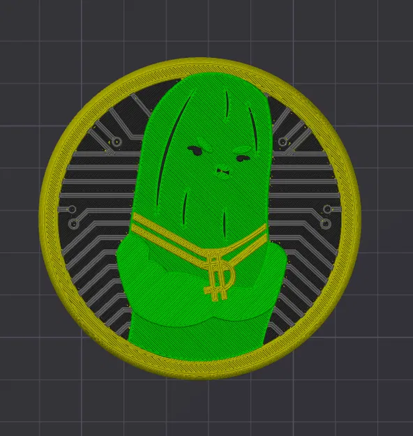 Mô hình huy chương Fortnite Dillbit 3D in ấn chất lượng cao - Image 1