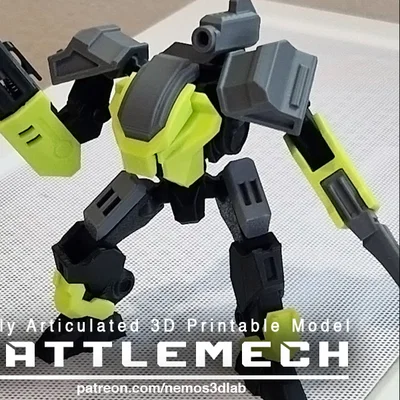 BattleMech - Predator (Mô hình Robot hành động linh hoạt)