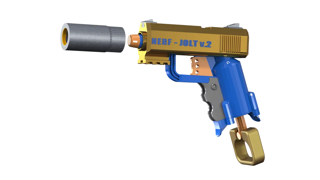 Nerf Jolt v.2 - Bộ ốp thân Tactical (Tactical Body Kit) - Image 1