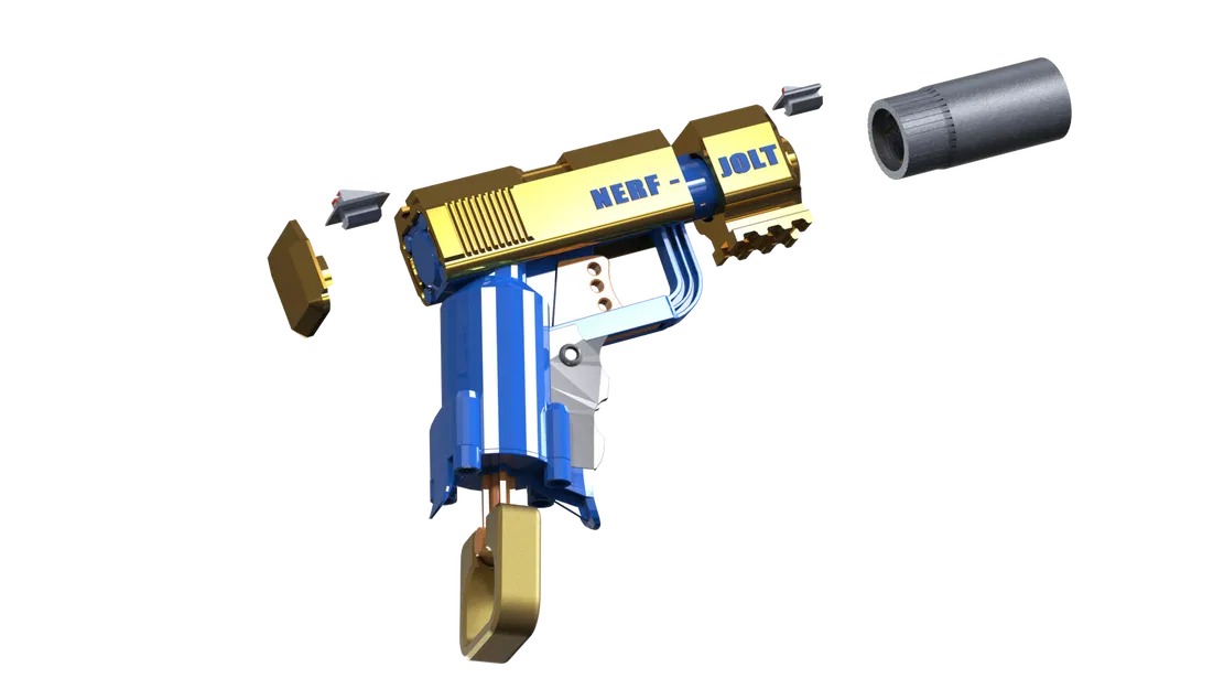 Nerf Jolt v.2 - Bộ ốp thân Tactical (Tactical Body Kit) - Image 2