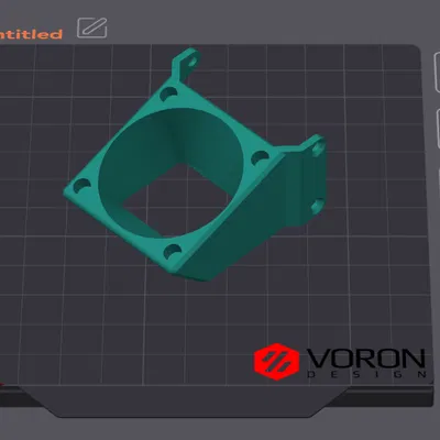 Ốp quạt tản nhiệt hotend Ender 3 V3 SE cho quạt 40mm