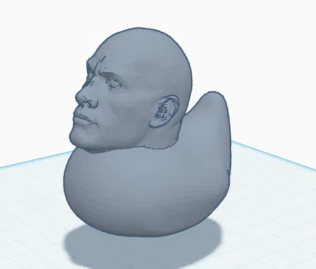 Mô hình chú vịt The Rock Duck độc đáo - Tải file STL miễn phí - Image 2