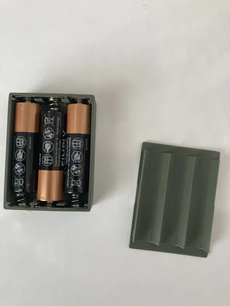 Hộp đựng pin AA có nắp - Image 2