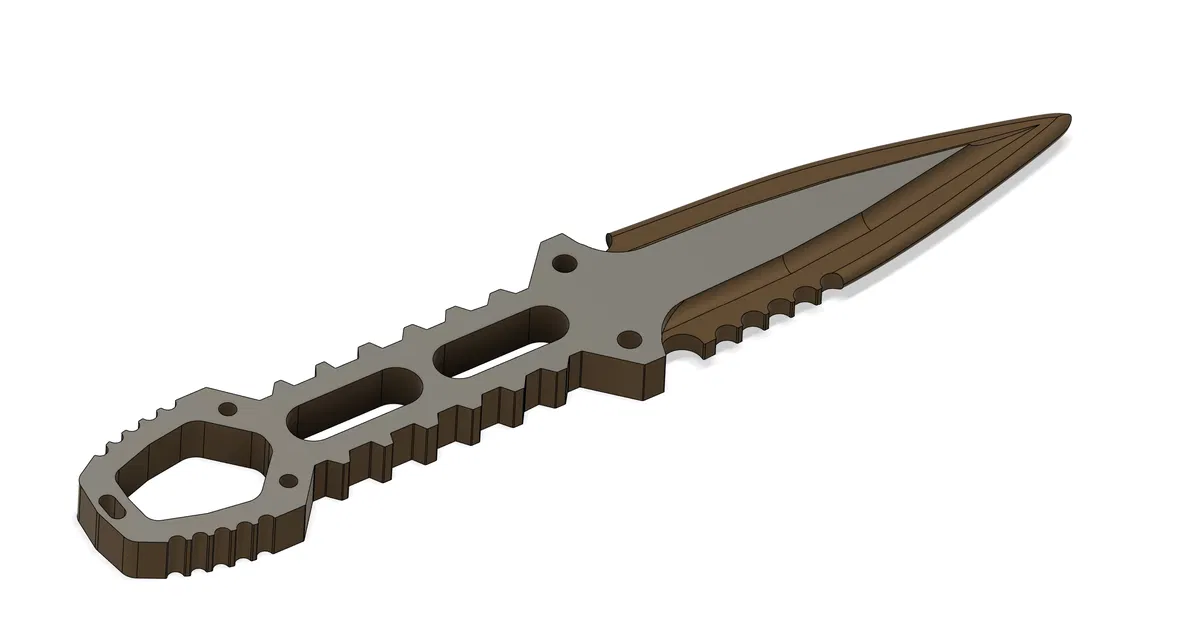Mô hình dao chiến thuật (Cuchillo Tactico) - File in 3D đẹp - Image 1
