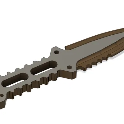 Mô hình dao chiến thuật (Cuchillo Tactico) - File in 3D đẹp