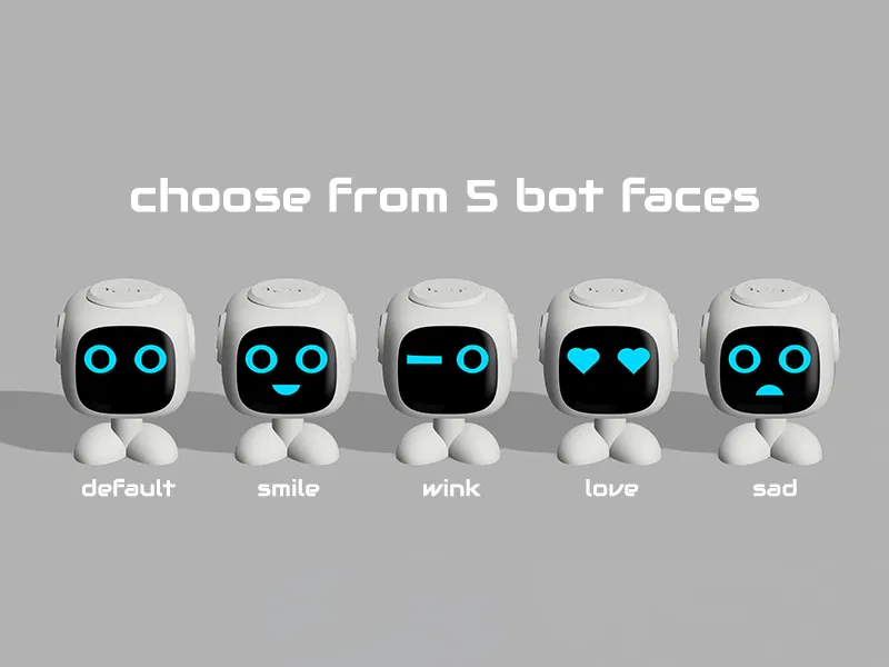 Bobble Bot - Chú robot fidget lắc lư đáng yêu + Dụng cụ kiểm tra độ rung máy in 3D - Image 3