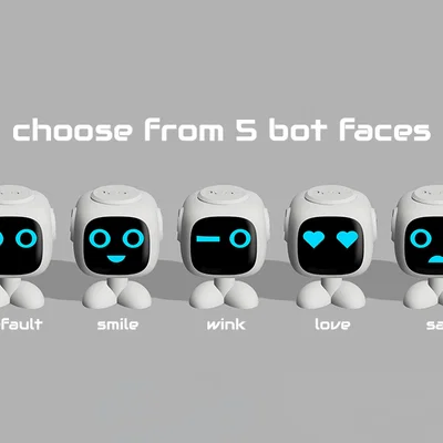 Bobble Bot - Chú robot fidget lắc lư đáng yêu + Dụng cụ kiểm tra độ rung máy in 3D