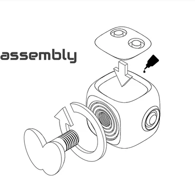 Bobble Bot - Chú robot fidget lắc lư đáng yêu + Dụng cụ kiểm tra độ rung máy in 3D