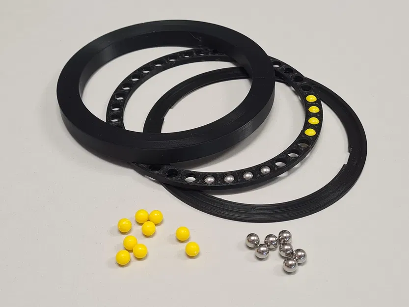 Bàn xoay trưng bày rỗng / Bạc đạn chặn Axial Ball Bearing - Image 1