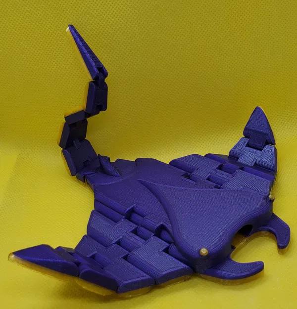 Mô hình Cá đuối Manta có khớp nối linh hoạt - Image 5