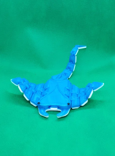 Mô hình Cá đuối Manta có khớp nối linh hoạt - Image 9