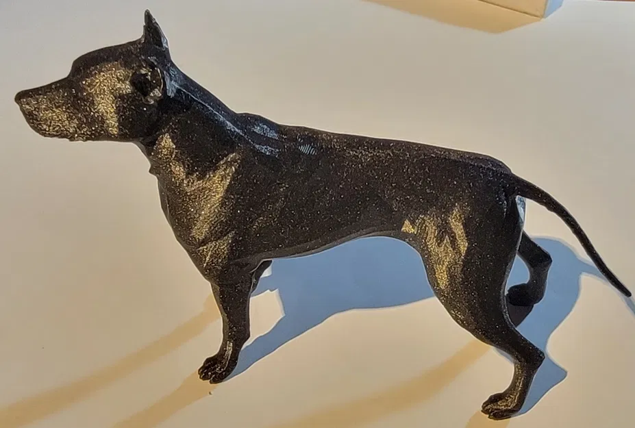 Mô hình in 3D chó Pitbull lai Labrador cực chất cho người yêu thú cưng - Image 1