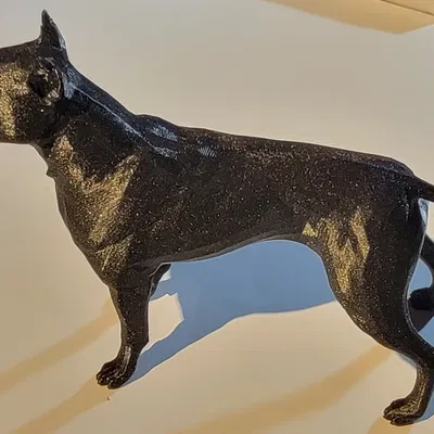 Mô hình in 3D chó Pitbull lai Labrador cực chất cho người yêu thú cưng