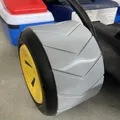 Bộ bánh xe 3D cho xe điện Super Mario Kart Deluxe 24V - Bánh trước và sau - Thumbnail 1