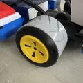Bộ bánh xe 3D cho xe điện Super Mario Kart Deluxe 24V - Bánh trước và sau - Thumbnail 3