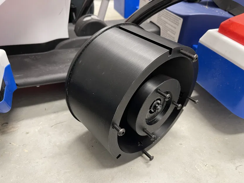 Bộ bánh xe 3D cho xe điện Super Mario Kart Deluxe 24V - Bánh trước và sau - Image 6