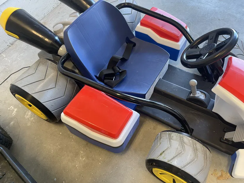 Bộ bánh xe 3D cho xe điện Super Mario Kart Deluxe 24V - Bánh trước và sau - Image 13