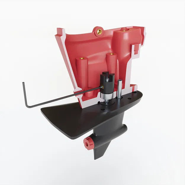 Động cơ gắn ngoài (Outboard Motor) RC tỉ lệ 1/10 - Image 9