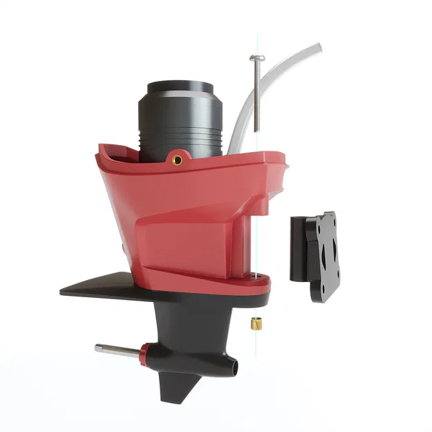 Động cơ gắn ngoài (Outboard Motor) RC tỉ lệ 1/10 - Image 13