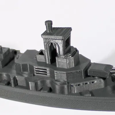 Mô hình tàu chiến Bismarcky 3D - Thiết kế kết hợp độc lạ