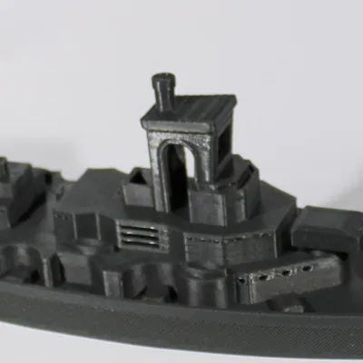 Mô hình tàu chiến Bismarcky 3D - Thiết kế kết hợp độc lạ