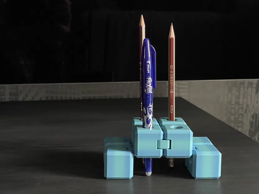 Ống cắm bút kiêm khối Infinity Cube fidget - Image 4