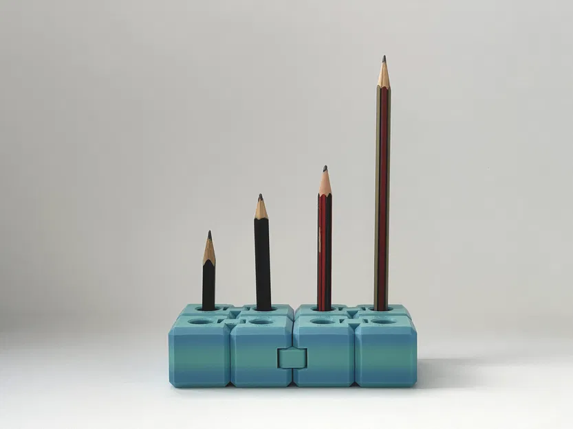 Ống cắm bút kiêm khối Infinity Cube fidget - Image 5