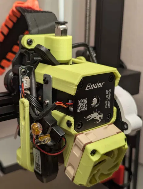 Nắp che motor máy in Ender 3 V3 SE - Image 2