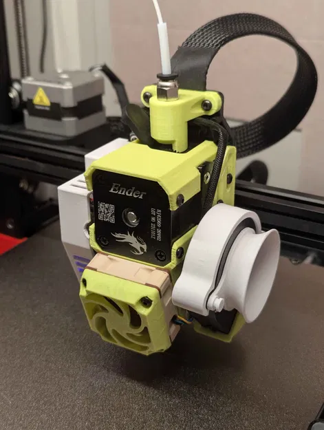 Nắp che motor máy in Ender 3 V3 SE - Image 3